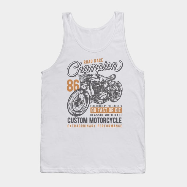 Road Race Champion Tank Top by Verboten